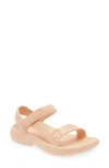 Teva Hurricane Drift Womens Slingback Open Toe Wedge Sandals In Beige