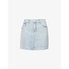 Grlfrnd Gemma Regular-fit Denim Mini Skirt In Bel Air