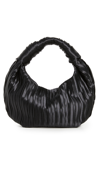 Neous Neptune Mini Pleated Bag In Black