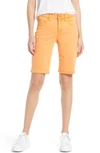 Nydj Briella Colored Jean Bermuda Shorts In Citrus