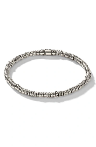 John Hardy Heishi Beaded Bracelet In Sterling Silver