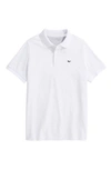 Vineyard Vines Boys' Classic Pique Polo Shirt - Little Kid, Big Kid In White Cap
