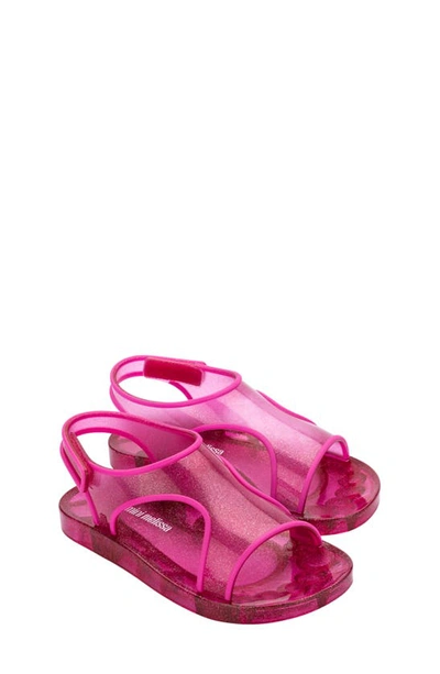 Mini Melissa Kids' Girls Pink Jelly Sandals In Pink/ Pink