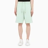 Ami Alexandre Mattiussi Aqua Green Ami De Coeur Bermuda In Green