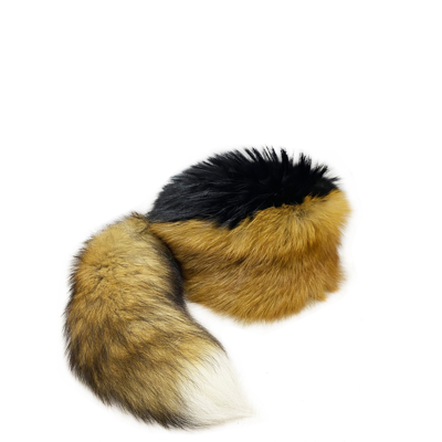 Moschino Couture Babies'  Fox Fur Hat In Brown