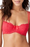 B.tempt'd By Wacoal Ciao Bella Underwire Balconette Bra In Watermelon