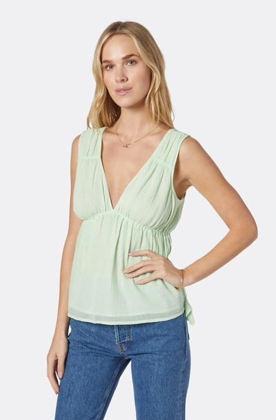 Joie Lytle Cotton Top In Green