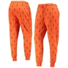 THE WILD COLLECTIVE THE WILD COLLECTIVE ORANGE WNBA ALL OVER PRINT JOGGERS