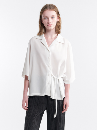 Filippa K Sonya Tencel Shirt In White