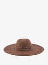 Ibeliv Raffia Woven Sun Hat In Brown