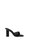 AMBUSH SANDALS CUSHION LEATHER BLACK