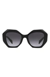 PRADA 53MM GRADIENT ANGULAR SUNGLASSES