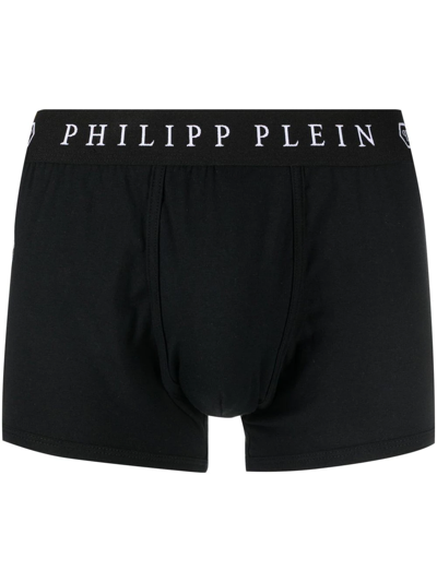 Philipp Plein Tm Graphic-print Boxers In Nero