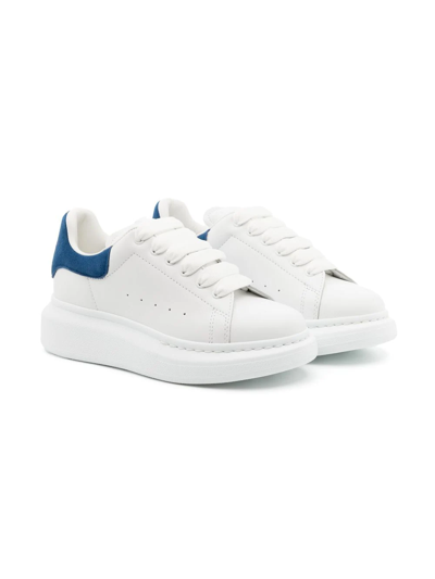 Alexander Mcqueen Kids' Molly Low-top Sneakers In White