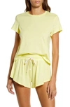 Ugg Perline Lounge T-shirt In Elf In Yellow