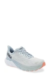 Hoka Arahi 6 Running Wide Shoe In Plein Air / Blue Fog