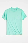 Polo Ralph Lauren Pocket Tee In Chartreuse