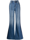 ZIMMERMANN FLARED HIGH-WAISTED JEANS