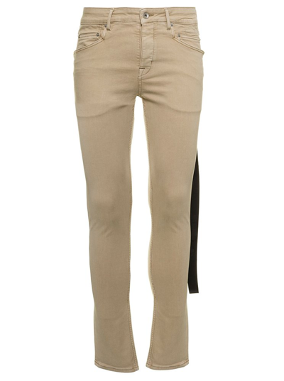 Rick Owens Drkshdw Tyrone Cut Skinny Jeans In Beige