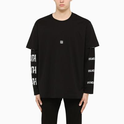 Givenchy Logo-print Multilayer T-shirt Black