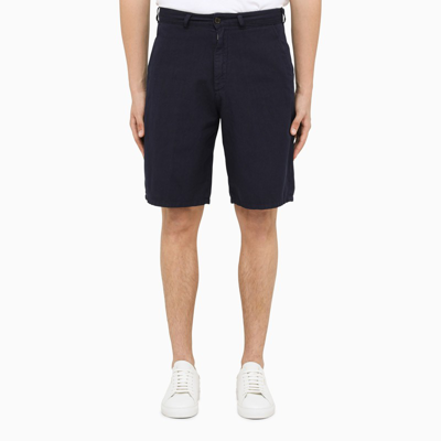 Department 5 Navy Regular Shorts In Blue