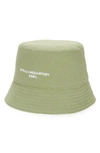 Stella Mccartney Reversible Logo Bucket Hat In Brown