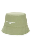 Stella Mccartney Reversible Logo Bucket Hat In Bamboo