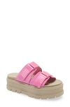 Ugg Clem Platform Slide Sandal In Pink Bliss