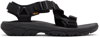 Teva Black Hurricane Verge Sandals In Black