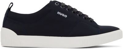 Hugo Navy Zero Sneakers In 401 Dark Blue