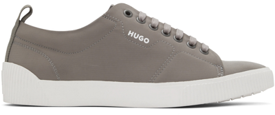 Hugo Grey Zero Sneakers In 35 Medium Grey