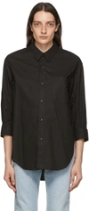 Citizens Of Humanity Kayla Long Sleeve Button Down Shirt In Black