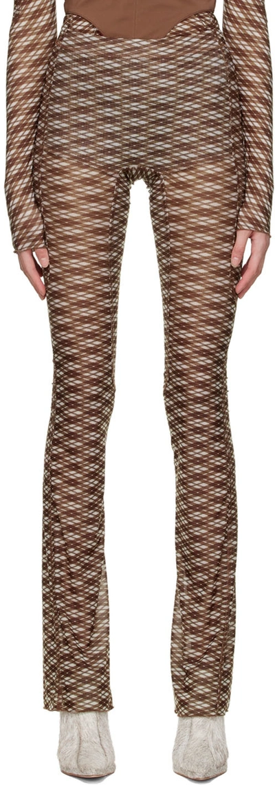 Knwls Leggins In Brown Polyester