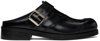 STEFAN COOKE BLACK BIKER LOAFERS