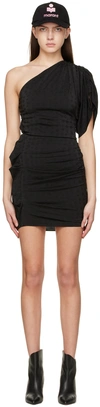 ISABEL MARANT BLACK SOLENNE MINI DRESS