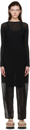 Gia Studios Black Cotton Sweater In Black