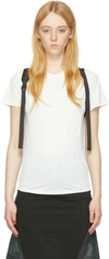 Hyein Seo White Polyester T-shirt In White