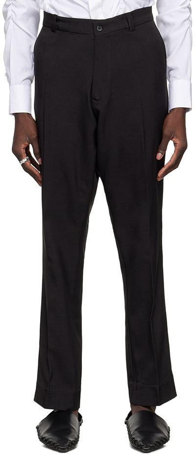 Tokyo James Black Cotton Trousers