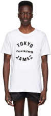 TOKYO JAMES WHITE COTTON T-SHIRT