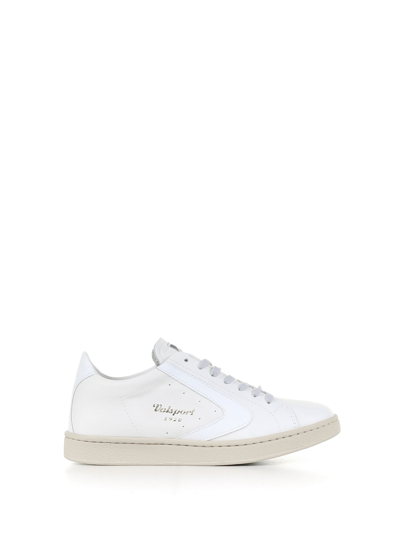 Valsport Tournament Sneaker With Side Logo In Ivory
