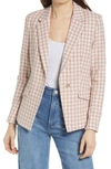 Blanknyc Check Blazer In Quick Thrills