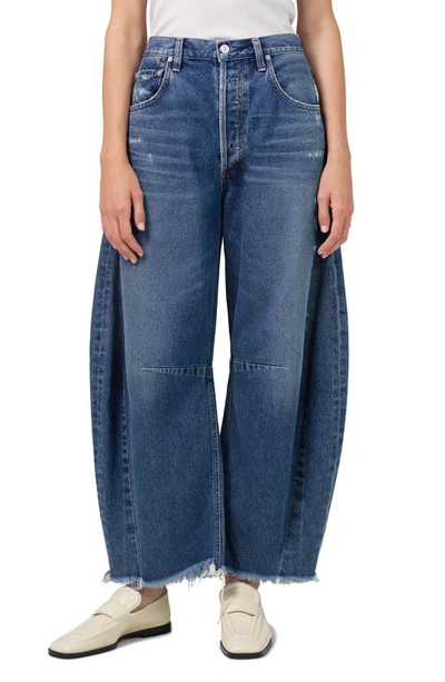 Citizen Of Humanity Horseshoe High Waist Nonstretch Jeans In Magnolia