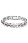 Lagos Caviar Spark Link Bracelet In Silver