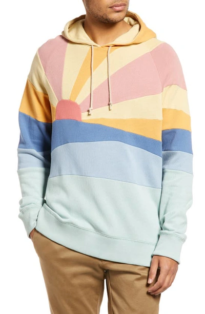Faherty Soleil Cotton Hoodie In Sun/wave | ModeSens