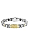 Lagos Signature Caviar Rope Bracelet In Silver
