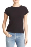 Re/done Black 1950's Boxy T-shirt