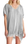 Billabong Walk Away Cover-up Top In White/ Multi