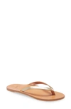 Beek Seabird Flip Flop In Gold
