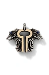 John Hardy Legends Naga Amulet In Silver