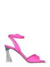 Giuseppe Zanotti Transparent-heel Detail Sandals In Purple